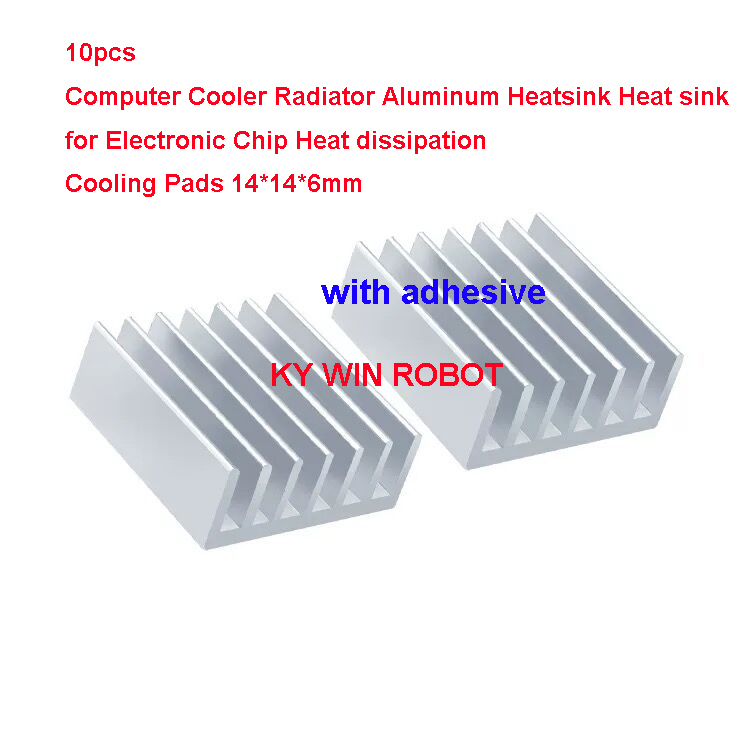 Aluminium Extrusion - 10 pièces de mini dissipateurs thermiques