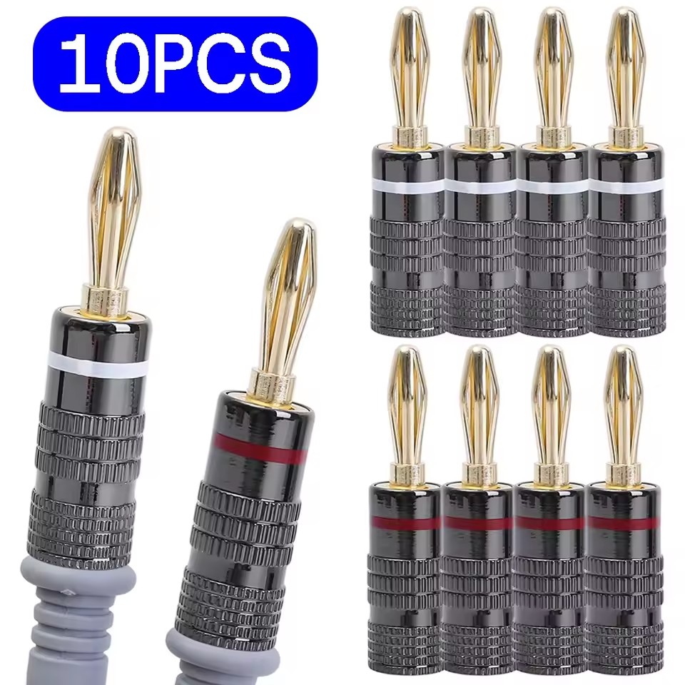 Coupling 8Mm - 1 à 10 pièces, connecteurs banane