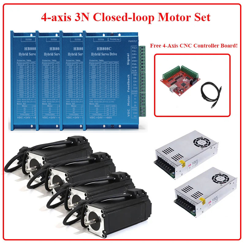 Nema23 Stepper - Kit Moteur Pas à Pas Nema