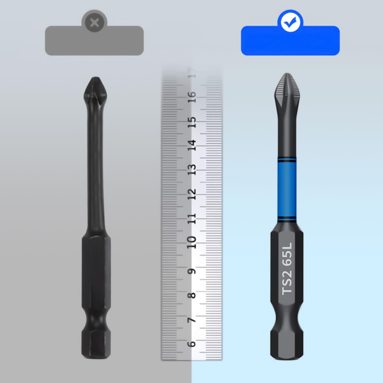 Drill Bit Set - Jeu de 6 embouts de tournevis