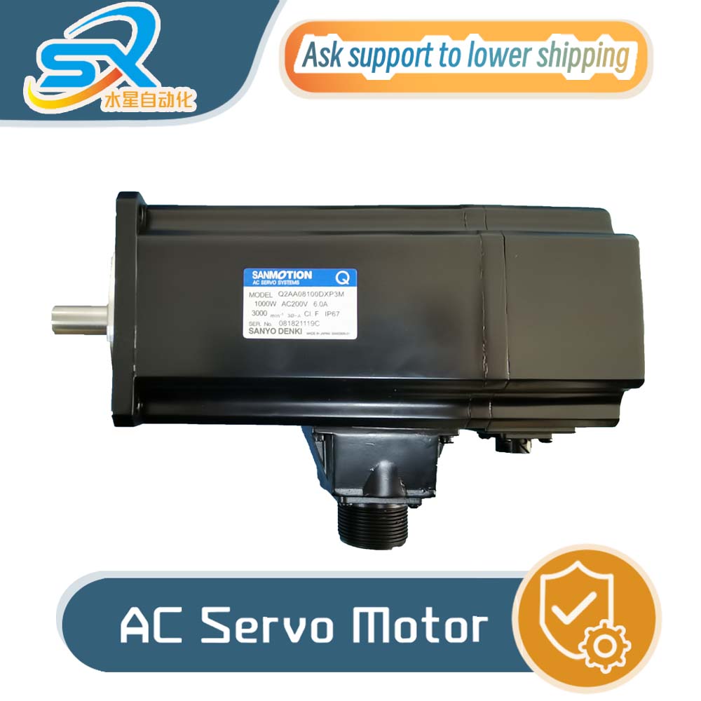 Servo Motor - Moteur servo AC Sanyo Q2AA08100DXP3M 1000W