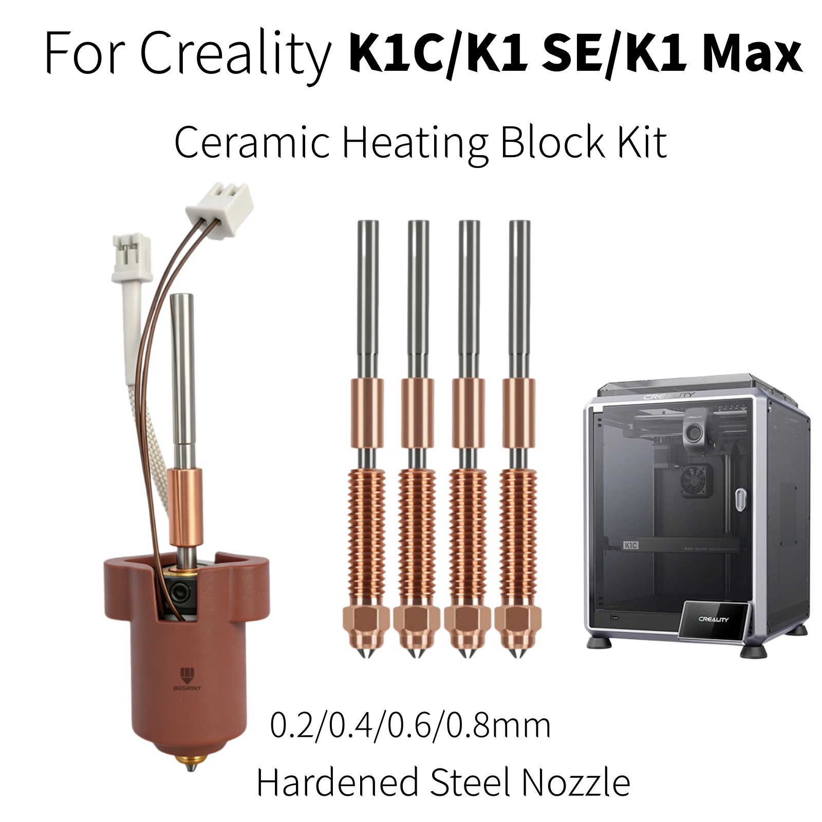 Aluminium Profile 2020 - Kit Hotend pour Creality K1C K1
