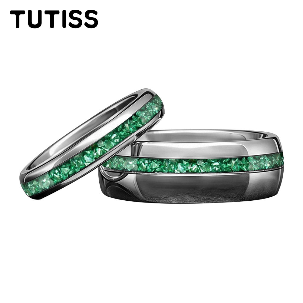 Bague de mariage unique en tun - Coupling 8Mm avis et prix