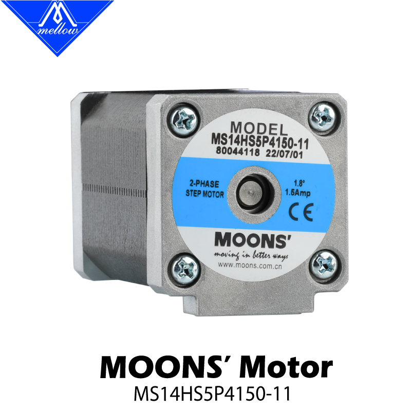 Mellow MOONS XY Shaft Nema 14  - Nema 17 Stepper avis et prix